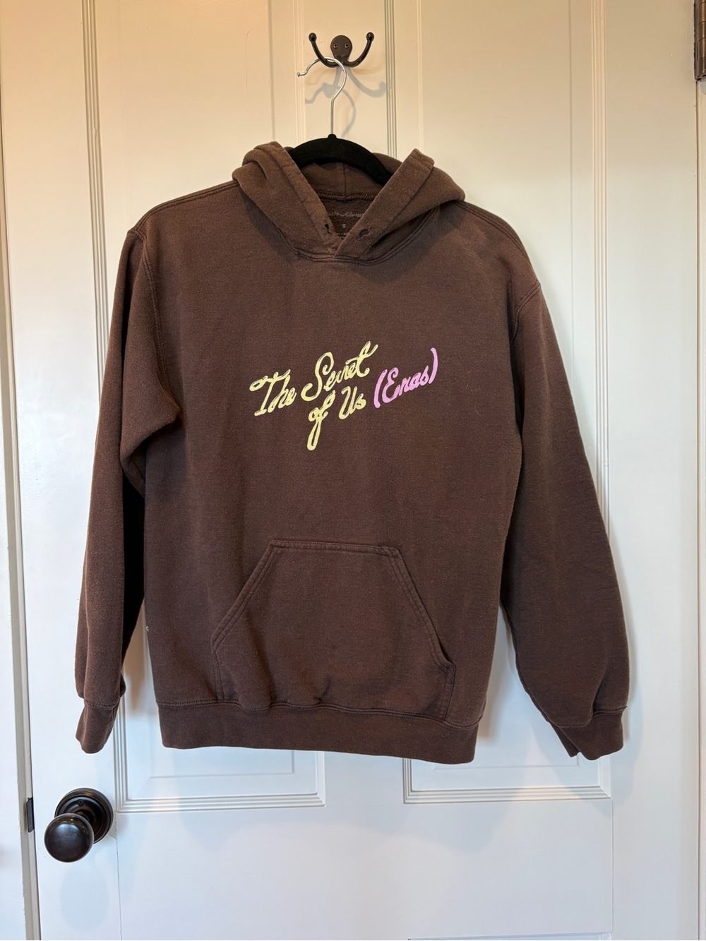 Brown Gracie Abrams “The Secret of Us (Eras)” tour hoodie